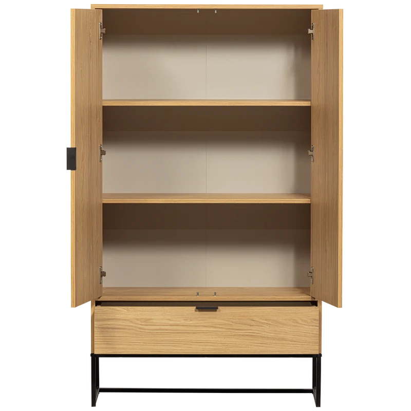 Silas 2-deurs kast eiken decor