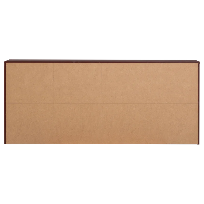 Merel dressoir grenen bordeauxrood
