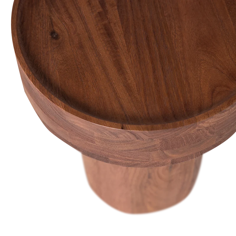 Dara bijzettafel mangohout bruin