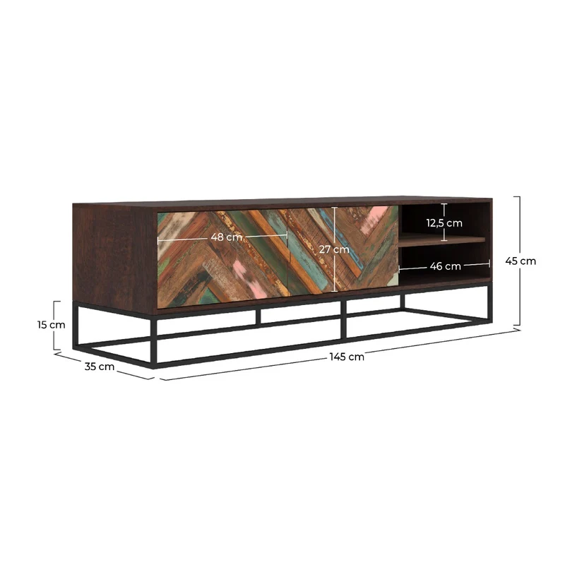 Meuble TV Krabi en bois
