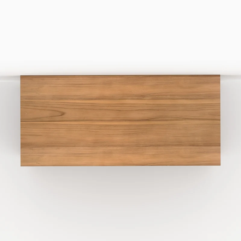 Meuble de salle de bain César en bois de teck 120 cm