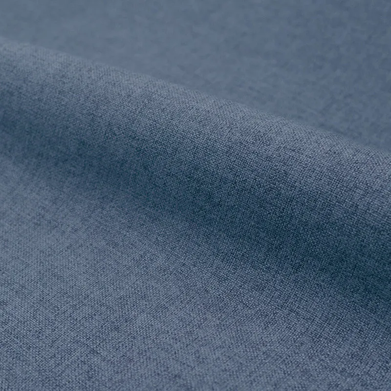 Lit double Tilly avec coffre 160x200 cm en tissu bleu