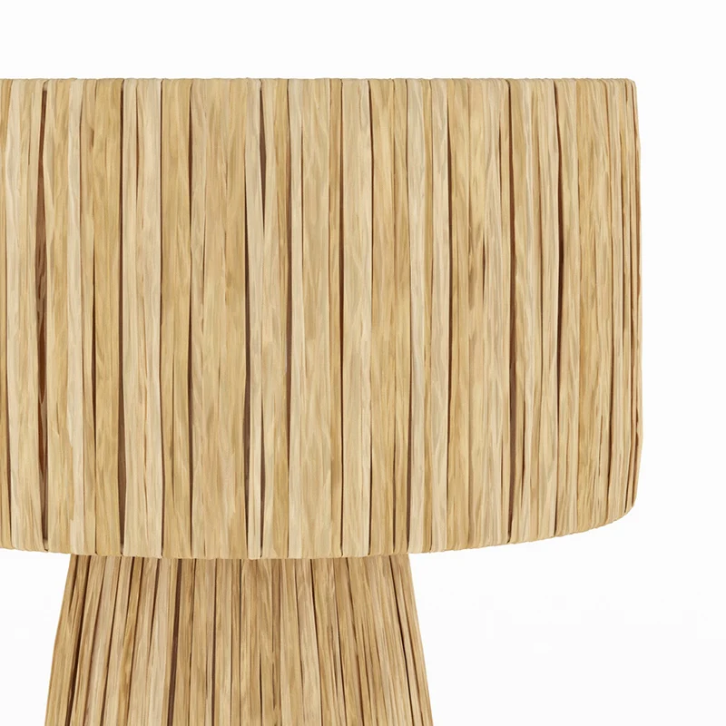 Lampe Soléa en feuille de palmier