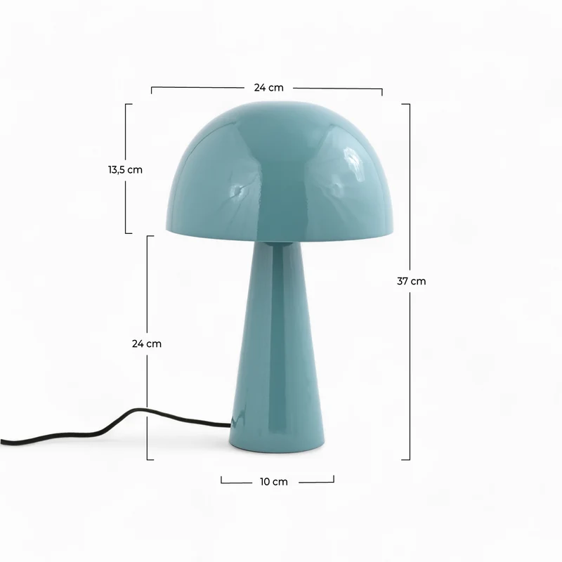 Lampe Livia en métal bleu clair