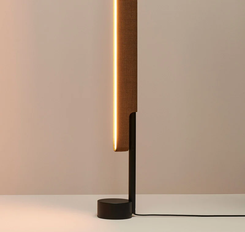Lampadaire Vertical Tissu