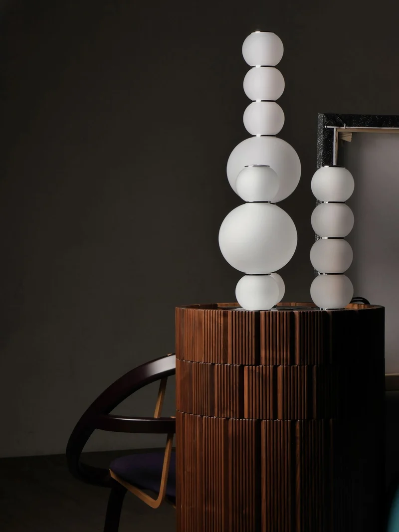 Lampe de table Double Pearl E