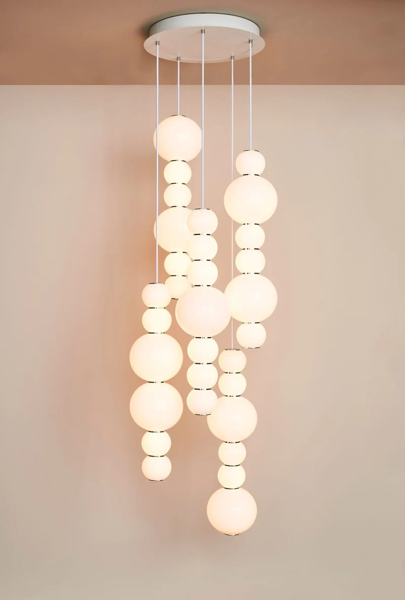 Lustre Double Pearl 5 Brillant