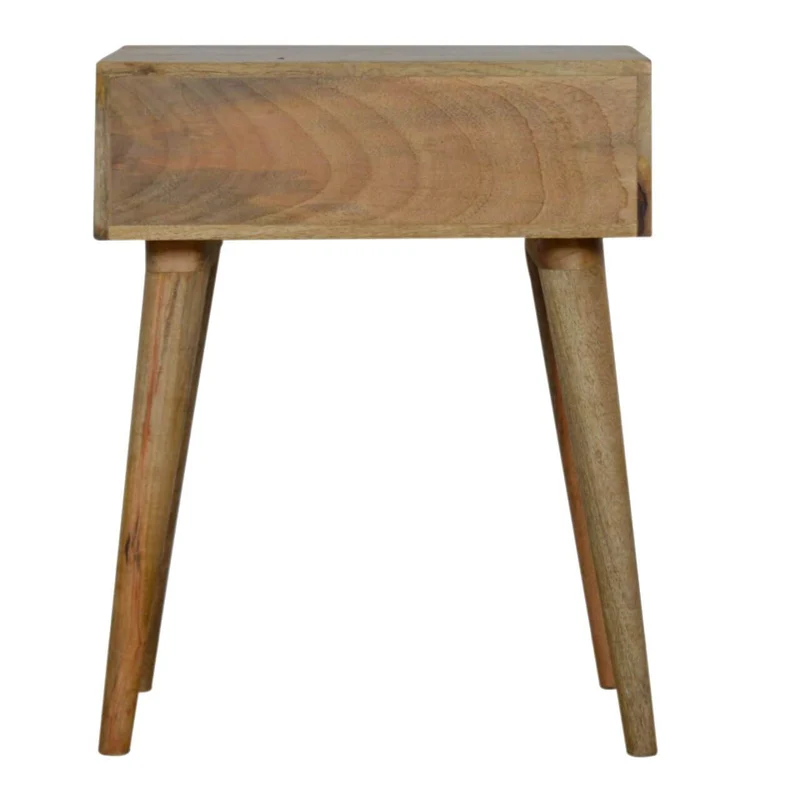 Chevet en tweed gris massif
