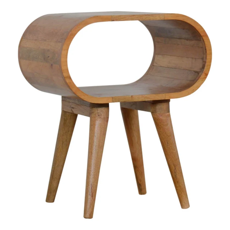 Chevet circulaire ouvert en bois massif