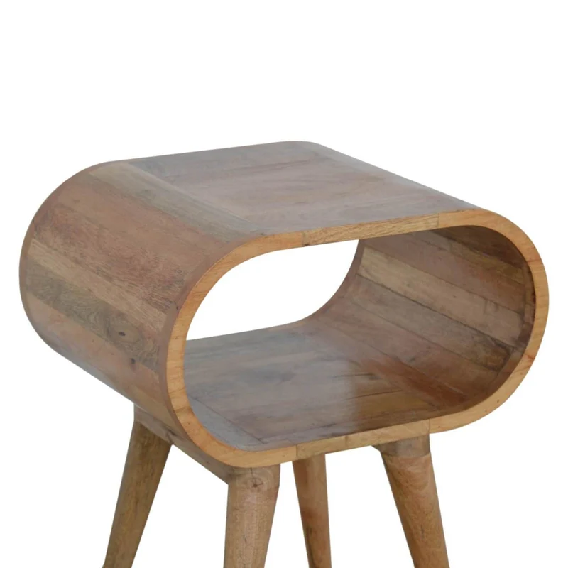 Chevet circulaire ouvert en bois massif