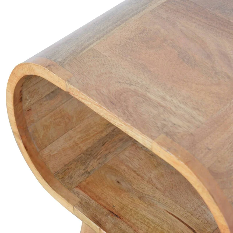 Chevet circulaire ouvert en bois massif