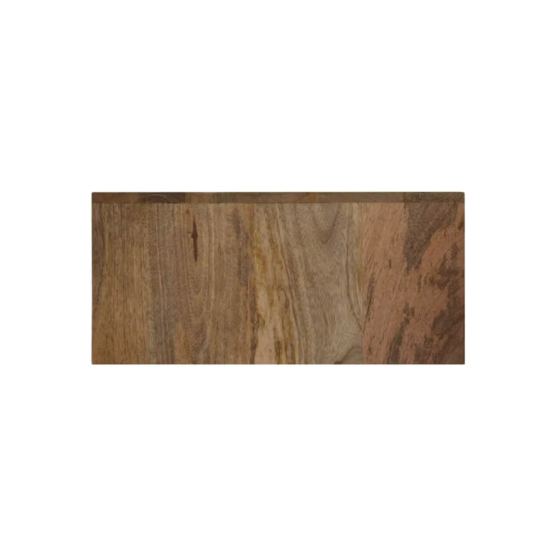 Chevet mural cuivré en bois massif