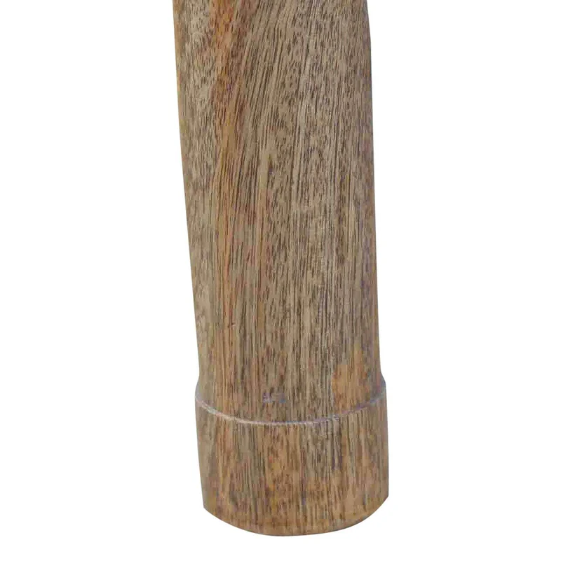 Table console demi-lune en manguier