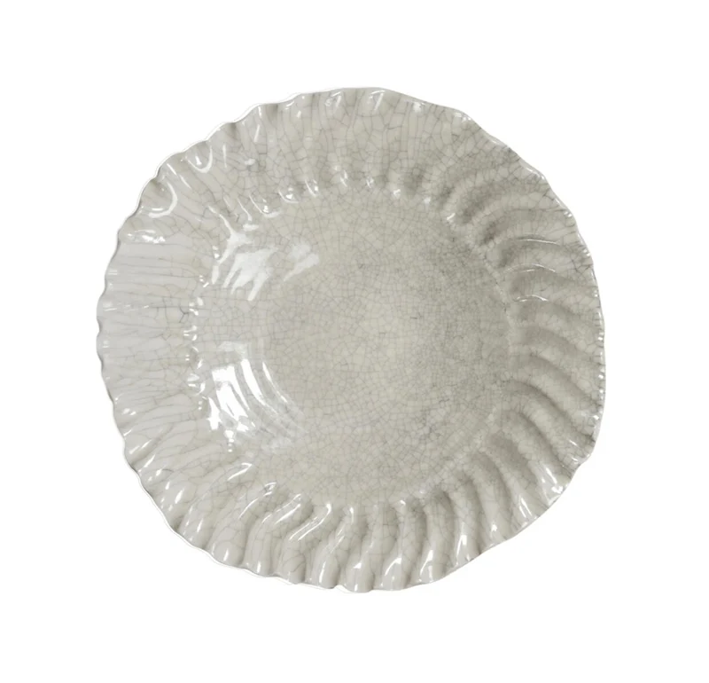 Assiette Creuse Dashi Quartz Craquelé