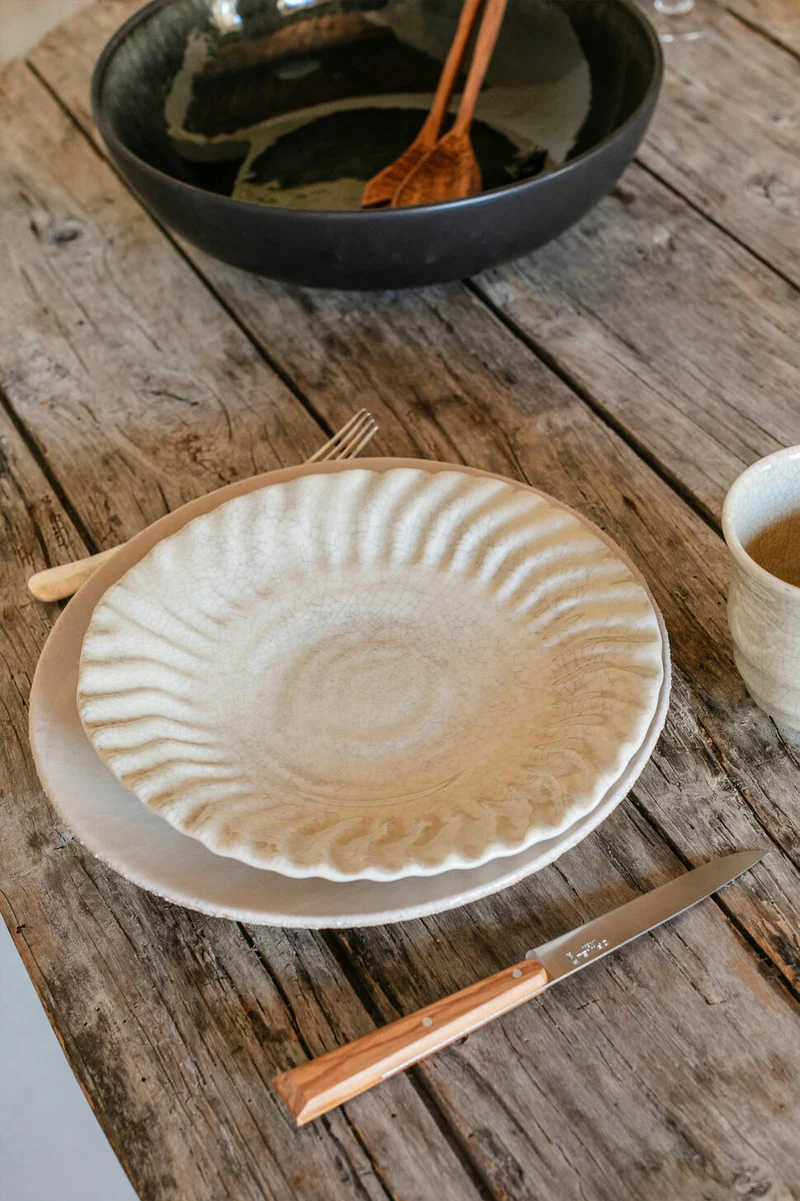 Assiette Creuse Dashi Quartz Craquelé
