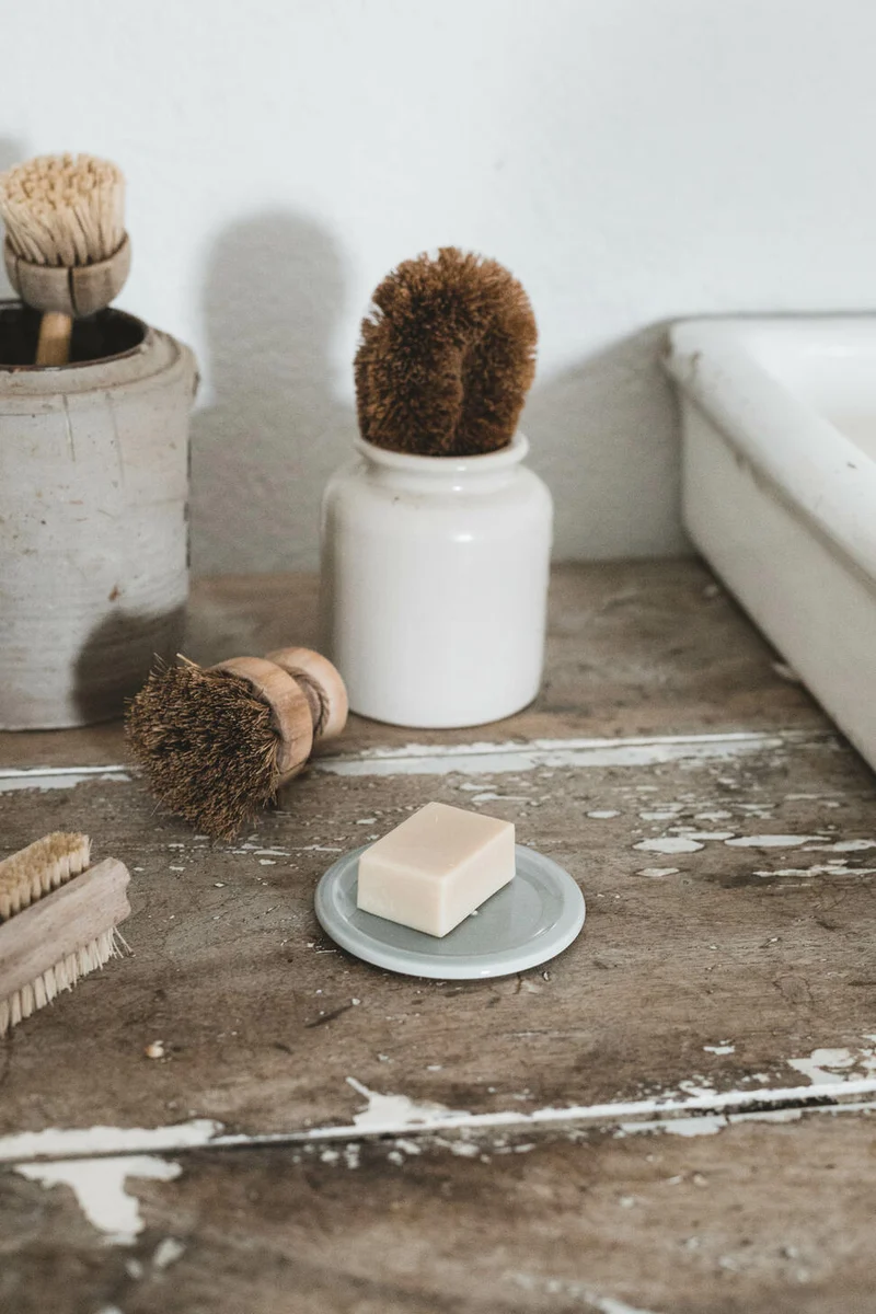Porte savon Cantine Gris Oxyde