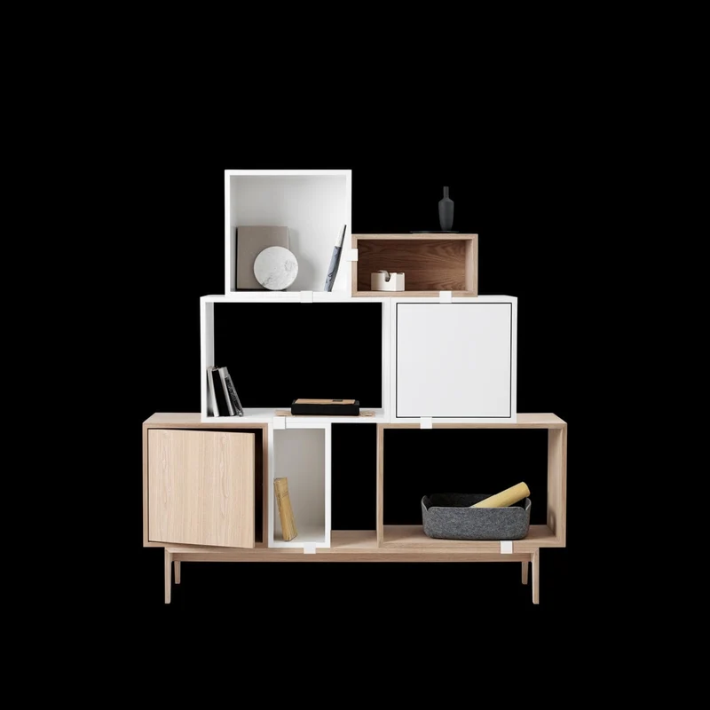Bibliothèque Muuto - Stacked storage system