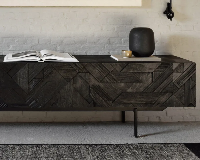 Buffet Ethnicraft - Graphic teak