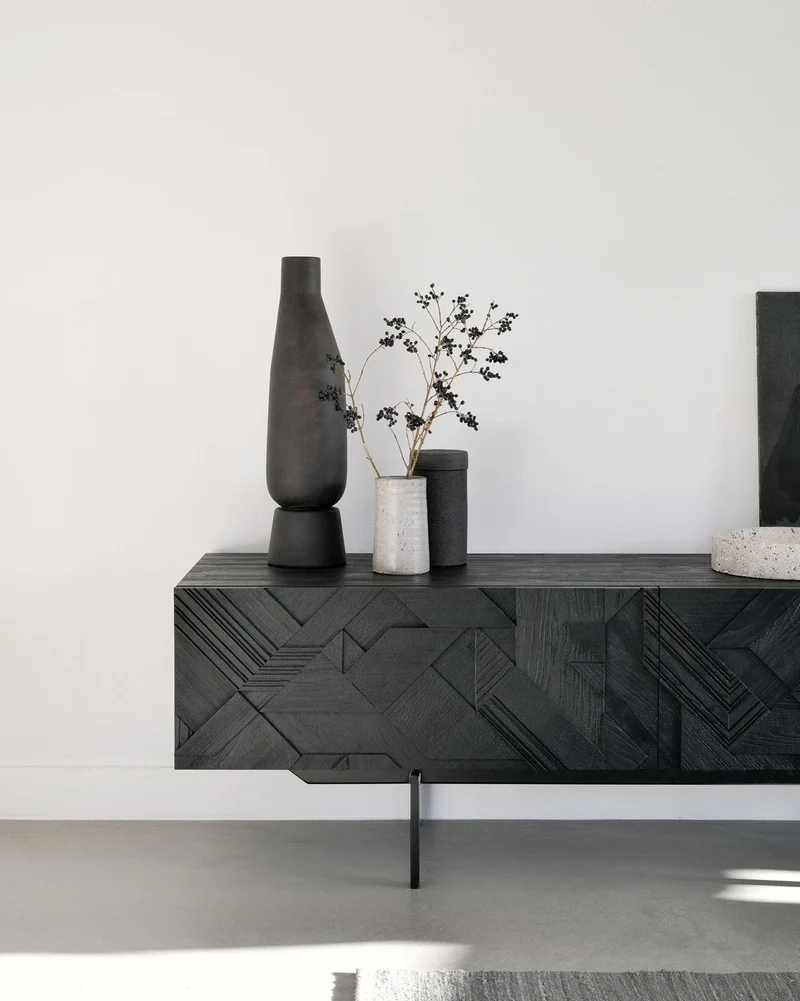 Buffet Ethnicraft - Graphic teak