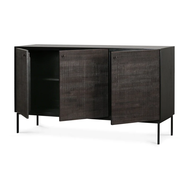 Buffet Ethnicraft - Grooves teak