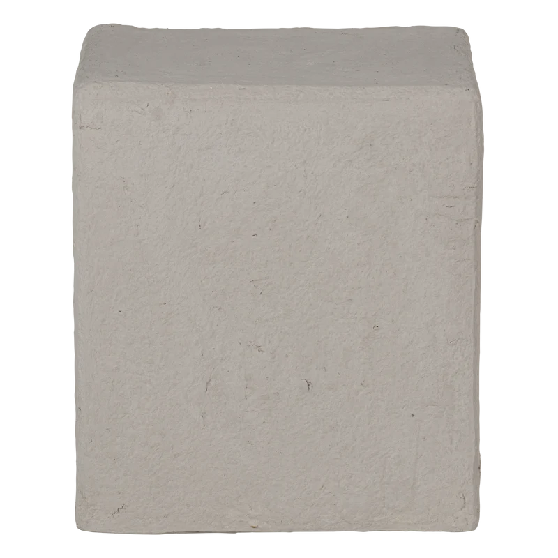 Tovi bijzettafel papier-maché grijs