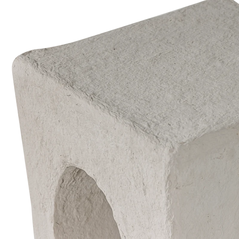 Tovi bijzettafel papier-maché grijs