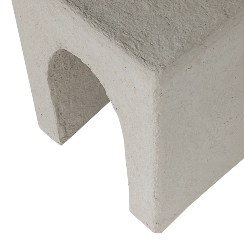 Tovi bijzettafel papier-maché grijs