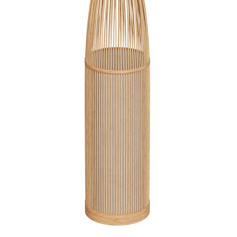 Lampadaire Huron en bambou naturel