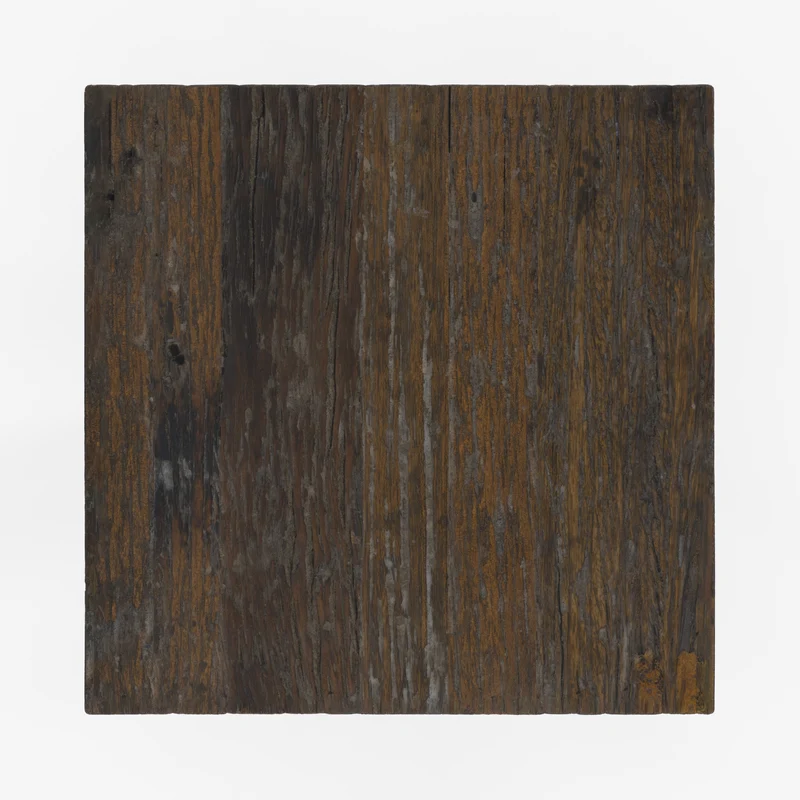 Grande table d'appoint Shanghai en bois et métal