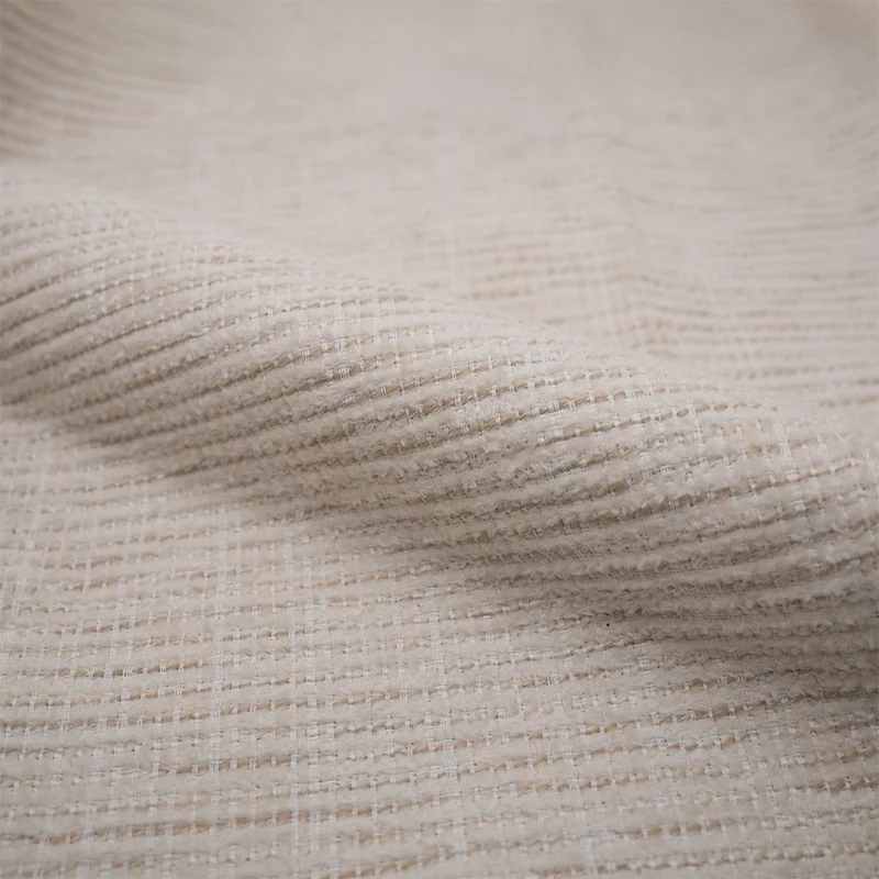Fauteuil Socky en tissu blanc