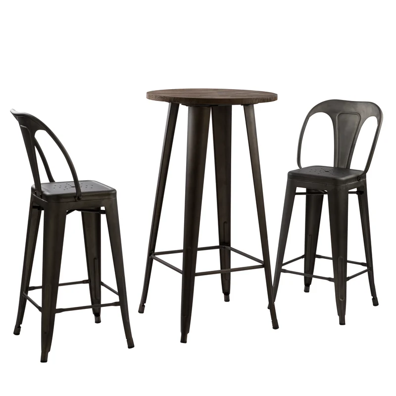 Table de bar ronde Chimie ∅60 cm