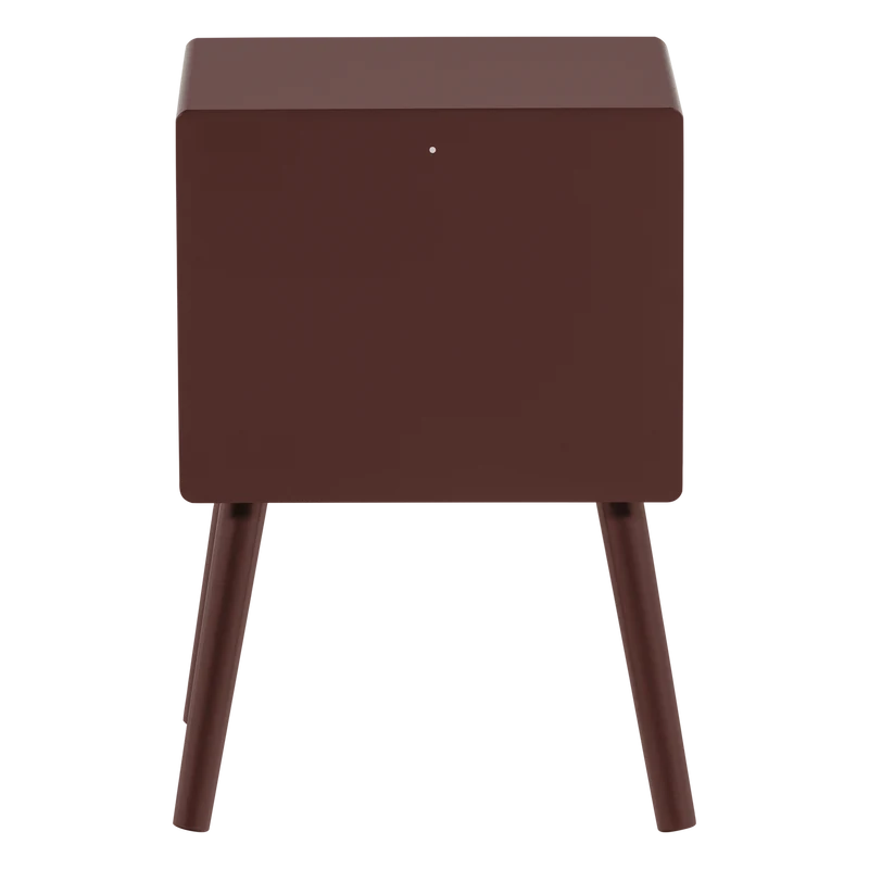 Ozzy nachtkastje mdf bordeauxrood