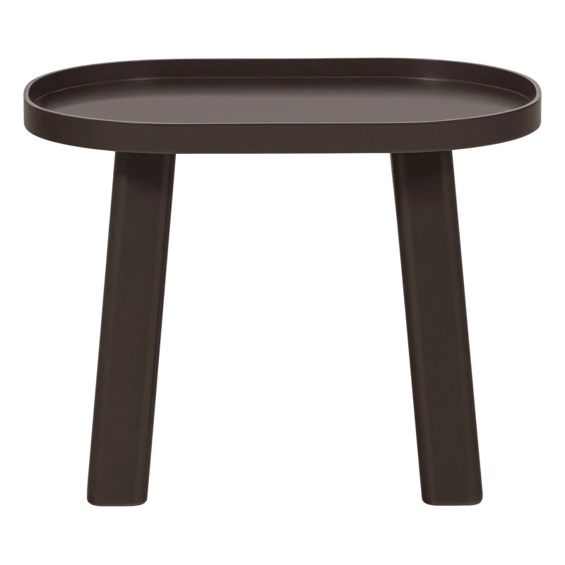 Mosa bijzettafel hout 60x41 cm donkerbruin