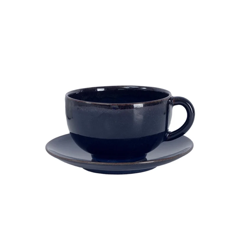 Tasse & sous-tasse L Tourron Indigo