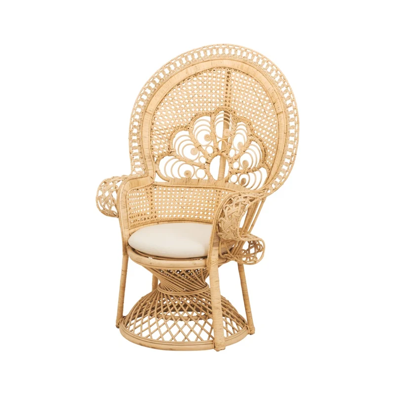 Fauteuil Eloa en rotin naturel