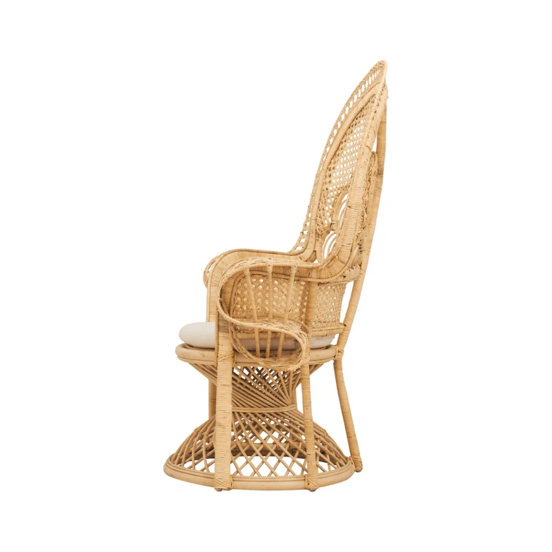 Fauteuil Eloa en rotin naturel