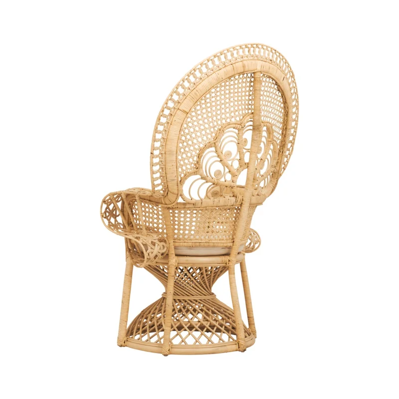 Fauteuil Eloa en rotin naturel