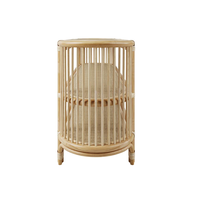 Console Marthe 140 cm en rotin