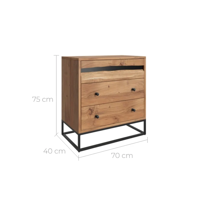 Commode Alabama 3 tiroirs