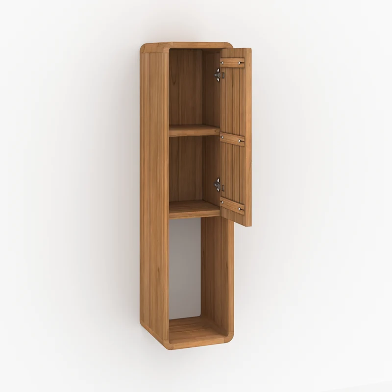 Colonne de salle de bain Kafa en bois de teck