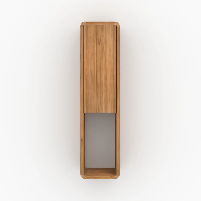 Colonne de salle de bain Kafa en bois de teck