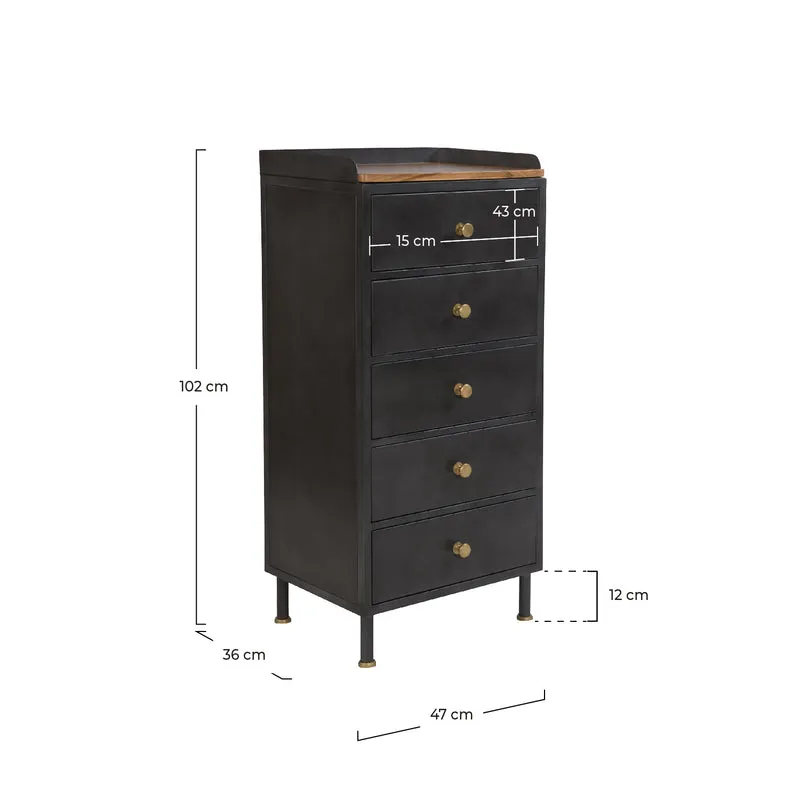 Chiffonnier Gauthier 5 tiroirs
