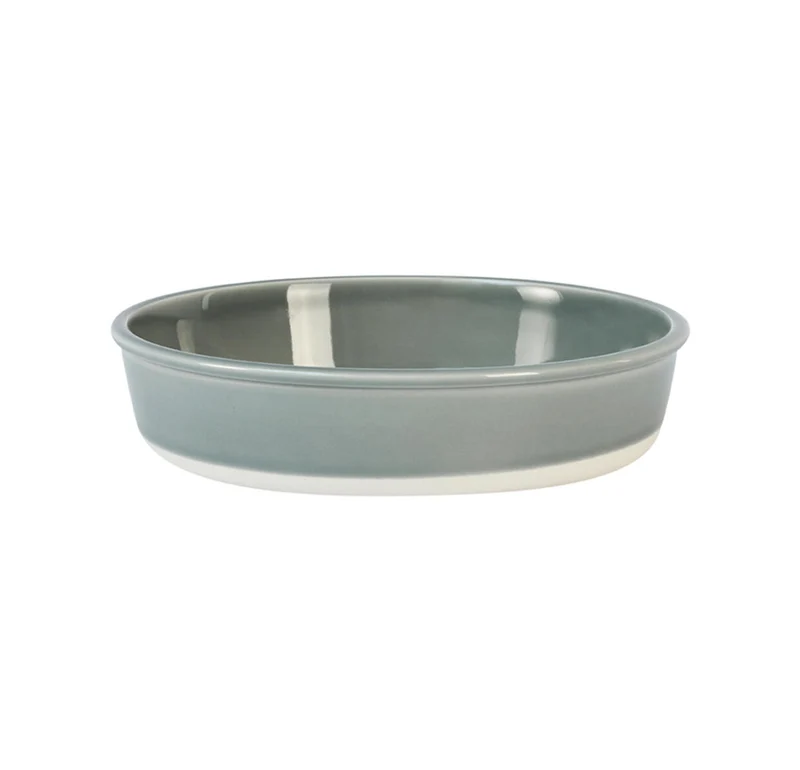 Assiette Creuse Cantine Gris Oxyde
