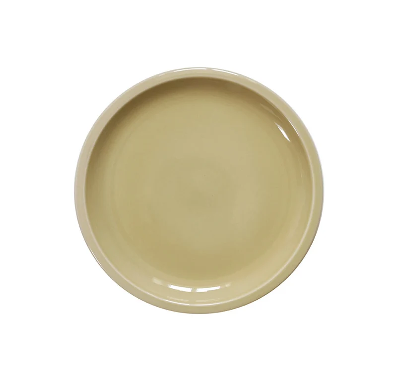 Assiette S Cantine Vert Argile