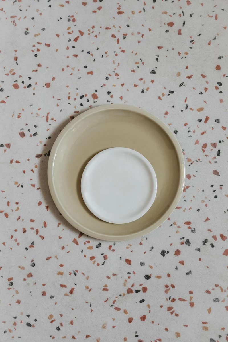 Assiette L Cantine Vert Argile