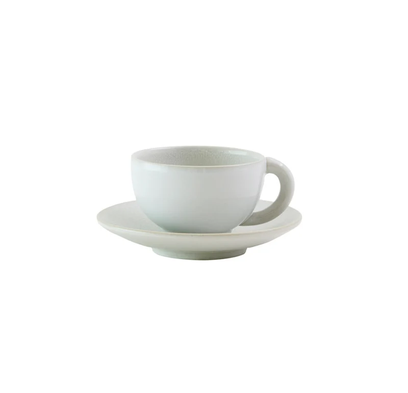Tasse & sous-tasse M Tourron Neige