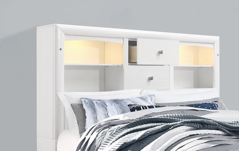 JORDYN-WHITE™ – 6-PIECE BEDROOM SET