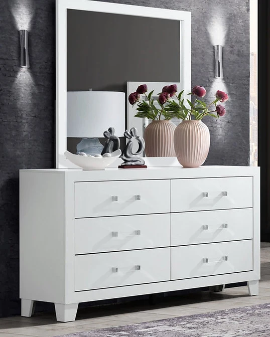 LUCIA-WHITE™ – 6-PIECE BEDROOM SET