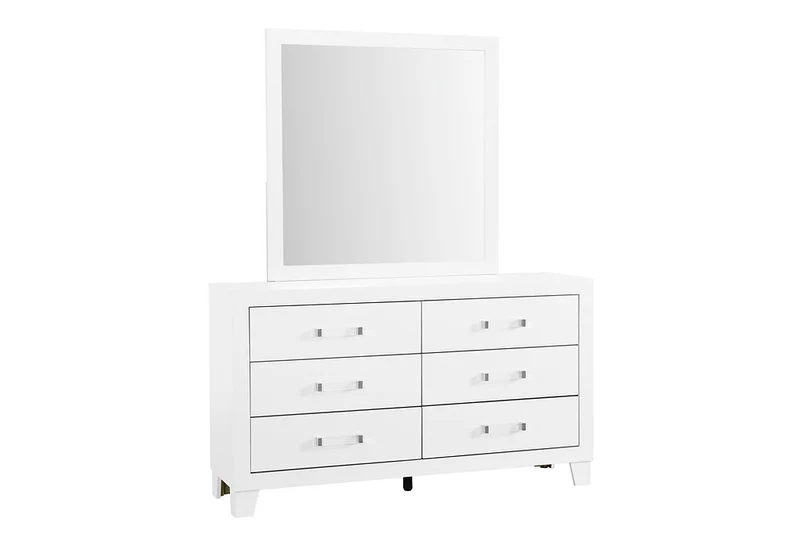 LUCIA-WHITE™ – 6-PIECE BEDROOM SET