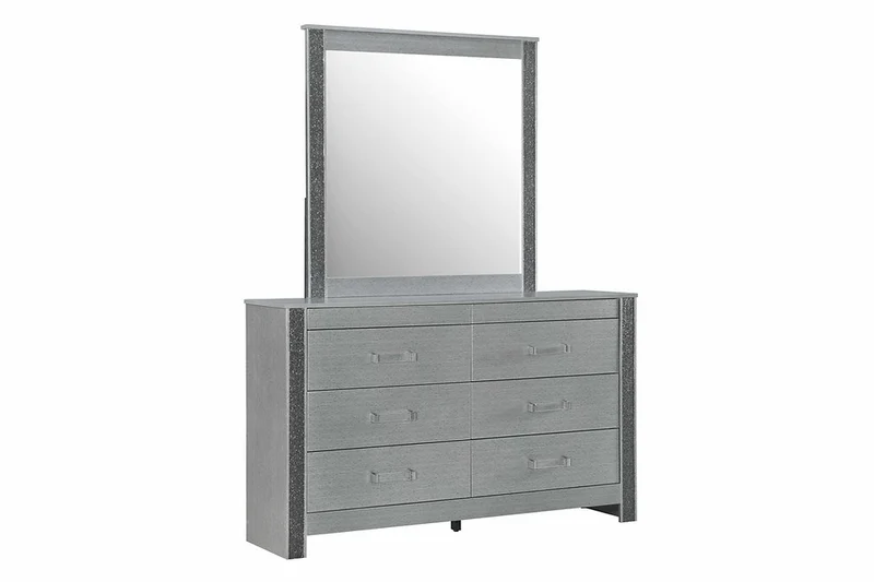 LOGAN-SILVER™ – 6-PIECE BEDROOM SET